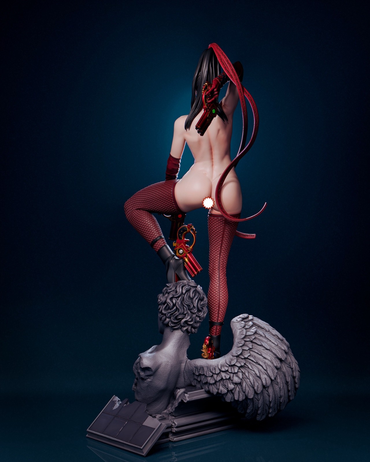 Bayonetta, Videospiel, Figur, Pin Up, Figur, 3D Druck, Torrida, UNBEMALT - Image 12