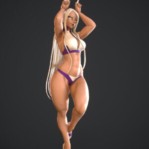 Rumi Usagiyama, sexy Mirko, BNH, Statue, 3D Druck, Figur, Fan Art, sexy Pin-Up